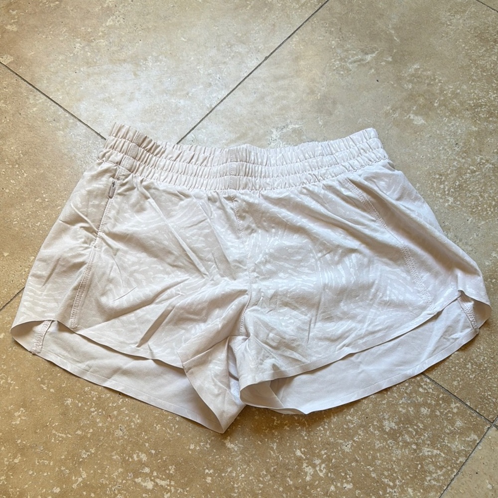 ATHLETA Light Beige Women's Athletic Shorts